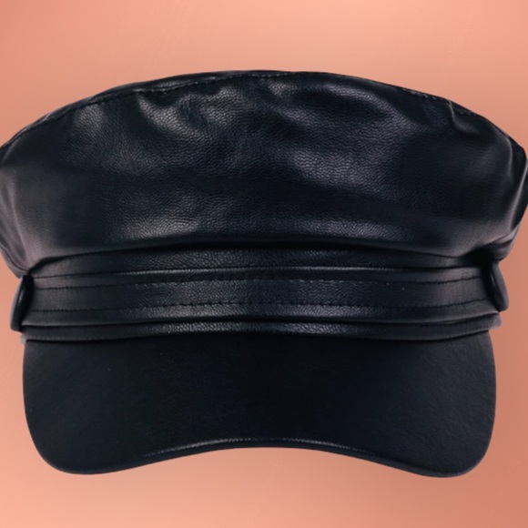 Accessories - Vintage Women's PU Leather Cap